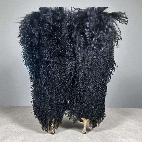 MICHAEL Michael Kors Luna Shearling & Leather Boot - Size 5.5 M - Picture 6 of 9